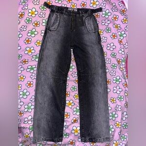 Fine culture 2 tone denim jeans